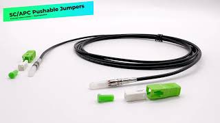 SCAPC pullable Pushable Fiber Optic Jumpers [upl. by Dlonyar]