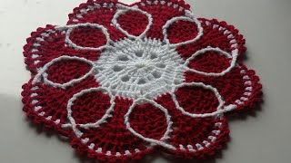 crochet thalposh doily rumal table matcrochetdesigner1606 [upl. by Orag]