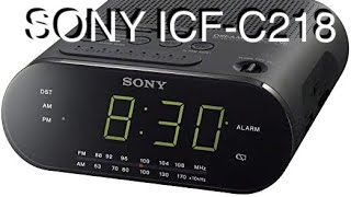 Sony ICFC218 Dream Machine Auto Set Alarm Radio [upl. by Neelahs466]