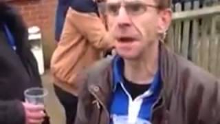 Football Hooligan The Wealdstone Raider calls it on at Whitehawk [upl. by Artinek316]