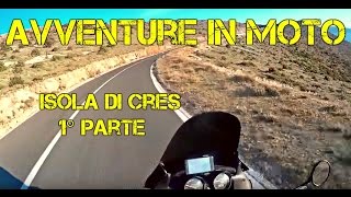 AVVENTURE IN MOTOCROAZIA ISOLA DI CRES 1° Parte [upl. by Eednam]