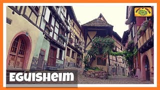 Eguisheim el pueblo circular típico de cuento  Alsacia 6  Francia  France [upl. by Petite419]