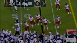 Auburns Kerryon Johnson Scores 47 Yard INSANE TOUCHDOWN vs Arkansas 2016 [upl. by Uta769]