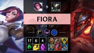 Fiora Top vs Skarner Godlike  EUW Master Patch 1418 [upl. by Gronseth]