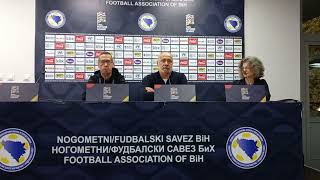 Liga nacija A 2024 BiH  Nizozemska 11 konferencija za štampu BiH [upl. by Mellman]