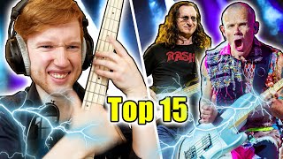 TOP 15 BEST ROCK BASS LINES AND SOLOS OF ALL TIME [upl. by Wildon]