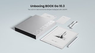 BOOX Go 103 Official Unboxing [upl. by Adnarym513]