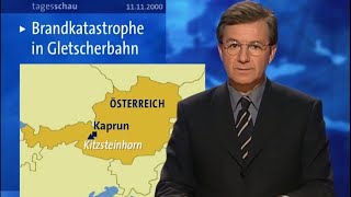 Tagesschau Berichte zur Brandkatastrophe in Kaprun 2000 [upl. by Descombes]