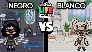 HABITACIÓN NEGRA VS BLANCO  TOCA LIFE WORLD 💗🎀✨ [upl. by Luthanen]