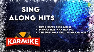 Sing Along Hits Karaoke with Lyrics  Hoke Mayus Tere Dar Se  Diwana Mastana Hua Dil  Old is Gold [upl. by Nelac879]