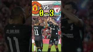 Manchester United vs Liverpool 03 Highlights🔴🥶shorts manutd liverpool viralvideo salah trend [upl. by Hallie90]