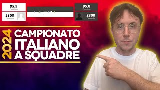 CAMPIONATO ITALIANO A SQUADRE 2024 PERFORMANCE DA 2300 [upl. by Yelsel109]