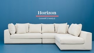 Le canapé dangle modulaire Horizon  La collection Structube [upl. by Atirak]