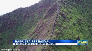 Haiku Stairs on its way to being removed [upl. by Sarkaria422]