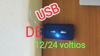 📱Usb para caravana📞🔌 autocaravana camper 12v autónoma camper van💻 [upl. by Alsworth]