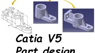 Part design Catia V5 en español Tutorial [upl. by Gati]