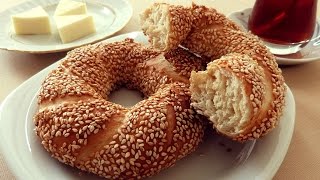 Türkische Sesamringe Rezept  Simit Rezept [upl. by Graff]