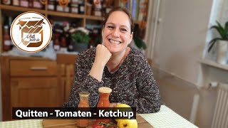 QuittenKetchup herzhaftpikant und lecker Leicht gemacht und lange haltbar [upl. by Lael]