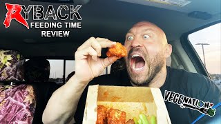 VegeNation Cauliflower Buffalo Wings Ryback Feeding Time Review [upl. by Ainotal]