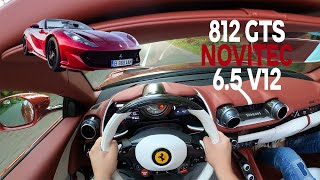 2024 FERRARI 812 GTS NOVITEC  POV TEST DRIVE  EXHAUST SOUND [upl. by Delp]