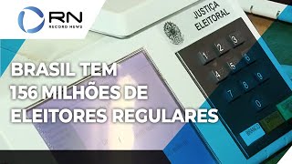 Brasil tem 156 milhões de eleitores regulares [upl. by Cynthla]