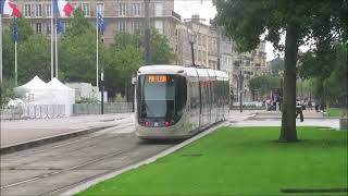 Trams in France  Le Havre  Tramway  Alstom Citadis 302  Villamos  Strassenbahn [upl. by Haimerej231]