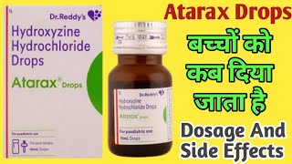 Atarax Drops  Hydroxyzine Hydrochloride Drops  Uses Dosage And Side Effects  बच्चों के Alergy [upl. by Ispep]