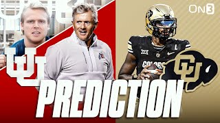 Colorado Buffs vs Utah Utes PREDICTION amp Preview  Deion Sanders Travis Hunter In PLAYOFF Hunt [upl. by Yakcm325]