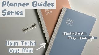 Kokuyo Jibun Techo Days Mini  Detailed Planner Flip Through  Planner Guides Series [upl. by Adiv15]