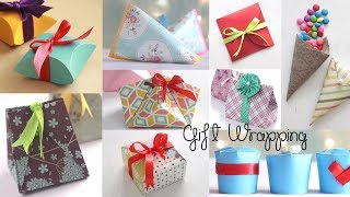 10 Fantastic Gift Wrap Ideas  Paper Crafts  Compilation [upl. by Doherty132]