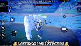 🤯 LAST ZHON 1 VS 4 SITUATION 🤯 [upl. by Annovad]