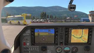 Cessna CT182T Skylane  Metaline Falls WA to Castlegar British Columbia Canada  MS Flight Sim [upl. by Angele]