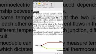 Thermocouple Principle Temperature Measurement Industrial Process Control temperaturemeasurement [upl. by Brandon]