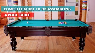 How to Disassemble a Pool Table THE RIGHT WAY [upl. by Frymire]