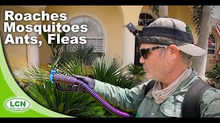 Get Rid of Roaches Mosquitos Fleas  Home Pest Control [upl. by Sorci945]