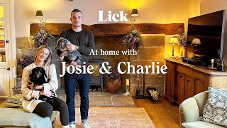 At home with Josie Fear amp Charlie Irons  Lick home tour [upl. by Yssis]