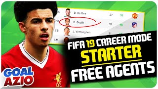 Best Free Agents Opening Season  FIFA 19 Career Mode [upl. by Shaum]