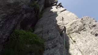 Climbing Munich Climb Tryfan [upl. by Qifahs]