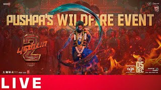 LIVE🔴 Pushpa 2 The Rule WILDFIRE EVENT in Chennai  Allu Arjun  Rashmika Mandanna  Sukumar  TFPC [upl. by Yadsnil7]