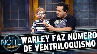 The Noite 190915  Warley Santana faz número de ventriloquismo [upl. by Amsab60]