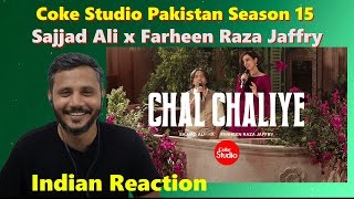 Chal Chaliye  Coke Studio Pakistan Season 15  Sajjad Ali x Farheen Raza Jaffry  Reaction [upl. by Tamaru]