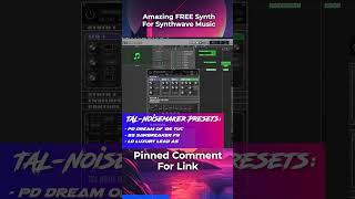 Amazing Free Synth For Synthwave Production [upl. by Coopersmith589]