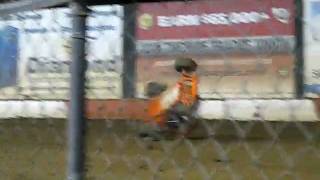 Perris Auto Speedway Lightning Sprint crash October 212009 [upl. by Yllib]