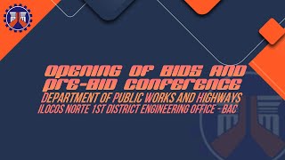 Procurement Livestream for DPWH Ilocos Norte 1st DEO on December 11 2024 [upl. by Nho]