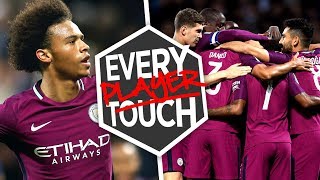 EVERY PLAYER EVERY TOUCH  Sane Goal vs West Brom [upl. by Nerdna]