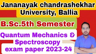 Physics exam analysis of BSc5th SemJNC Universityby Navneet Gautam [upl. by Alcine]