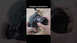 Unboxing 7artisans 27mm f28 AF lens 7artisans [upl. by Yur334]