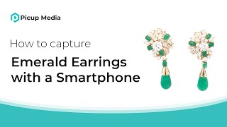 How to capture Emerald Crystal Earrings using the GemLightbox [upl. by Aham]