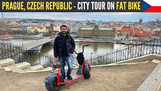 PRAGUE CZECH REPUBLIC City TOUR on FAT SCOOTER 😎 [upl. by Eneliak]