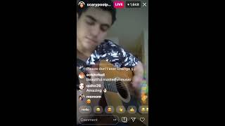 Scarypoolparty sings quotBreathe Outquot 5419 IGLive before the lights went out Alejandro Aranda [upl. by Fremont227]